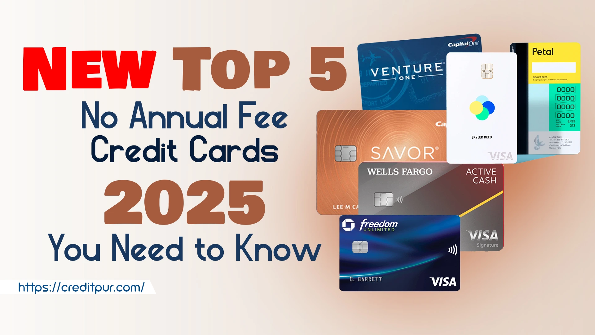 No Annual Fee Credit Cards