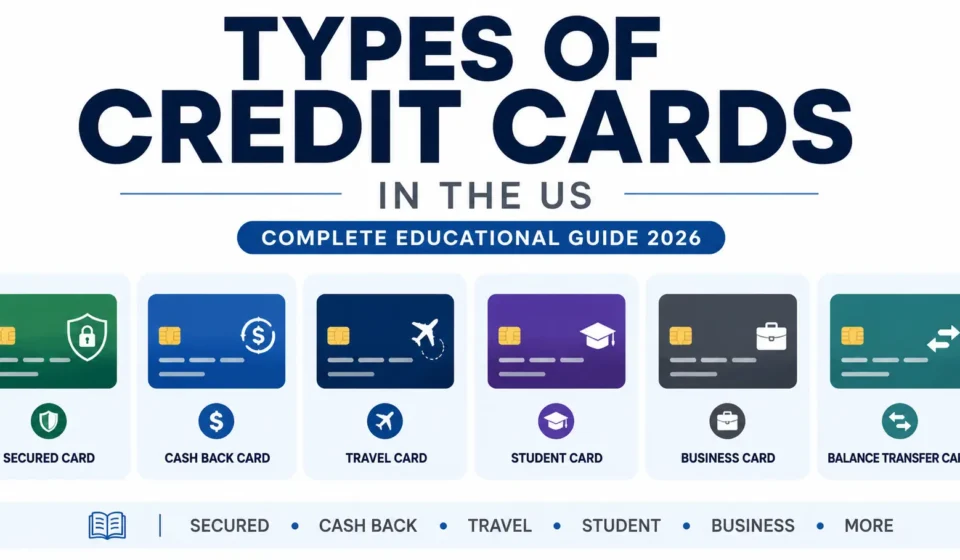 Different Types of Credit Cards in the US: A Complete Educational Guide